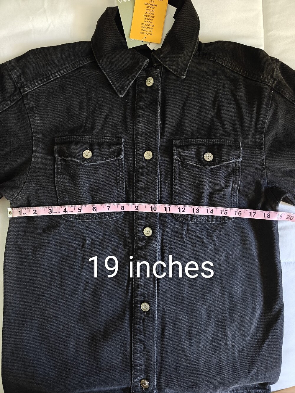 H&M Oversized / Unisex Denim Shacket - Picture 9 of 10